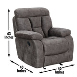 Bogata - Glider Chair - Dark Gray
