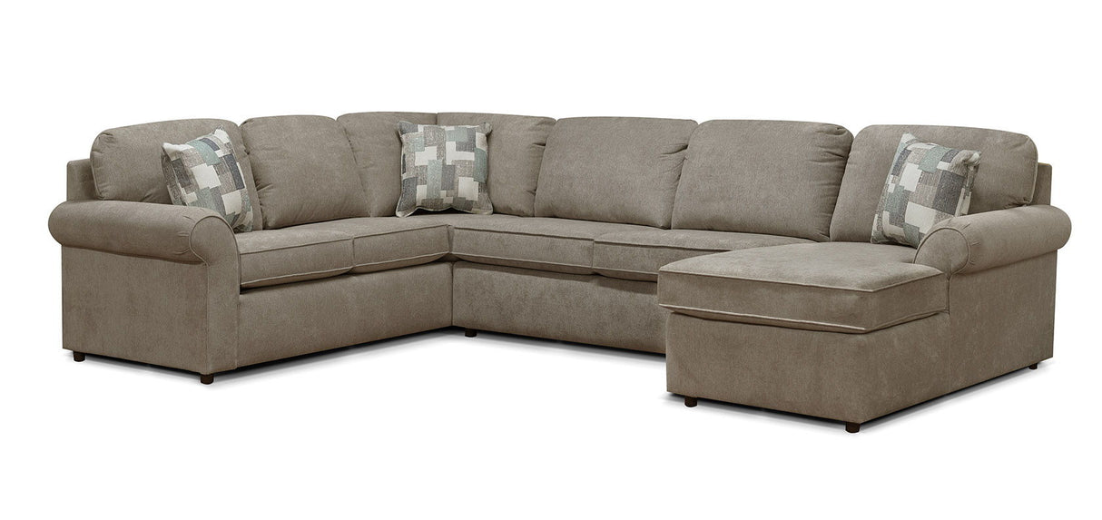 Malibu - 2400/X - 3 PC Sectional (With RAF Chaise)