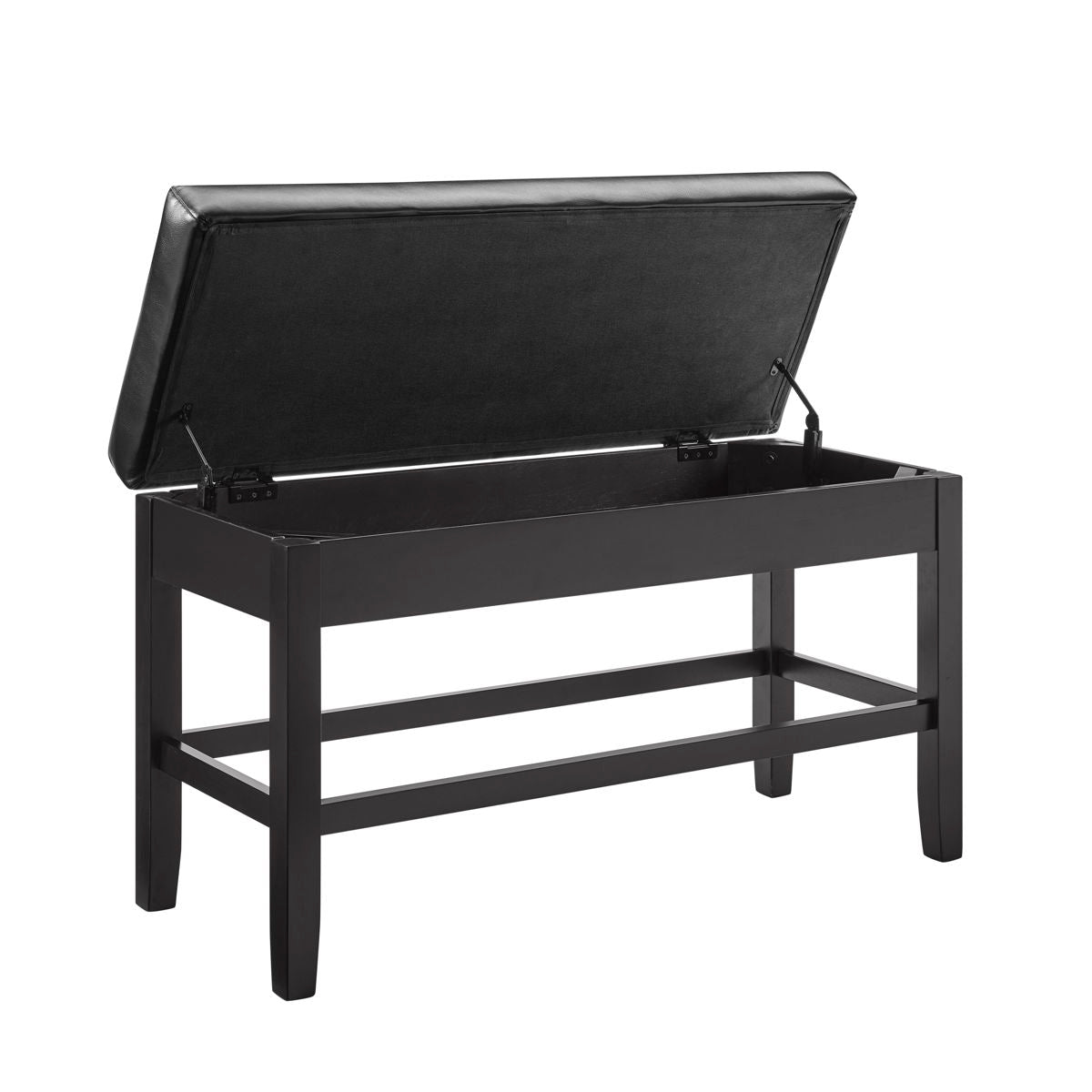 Carrara - Storage Counter Bench - Black