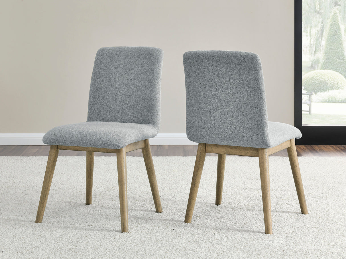 Vida - Polyester Side Chair (Set of 2) - Gray