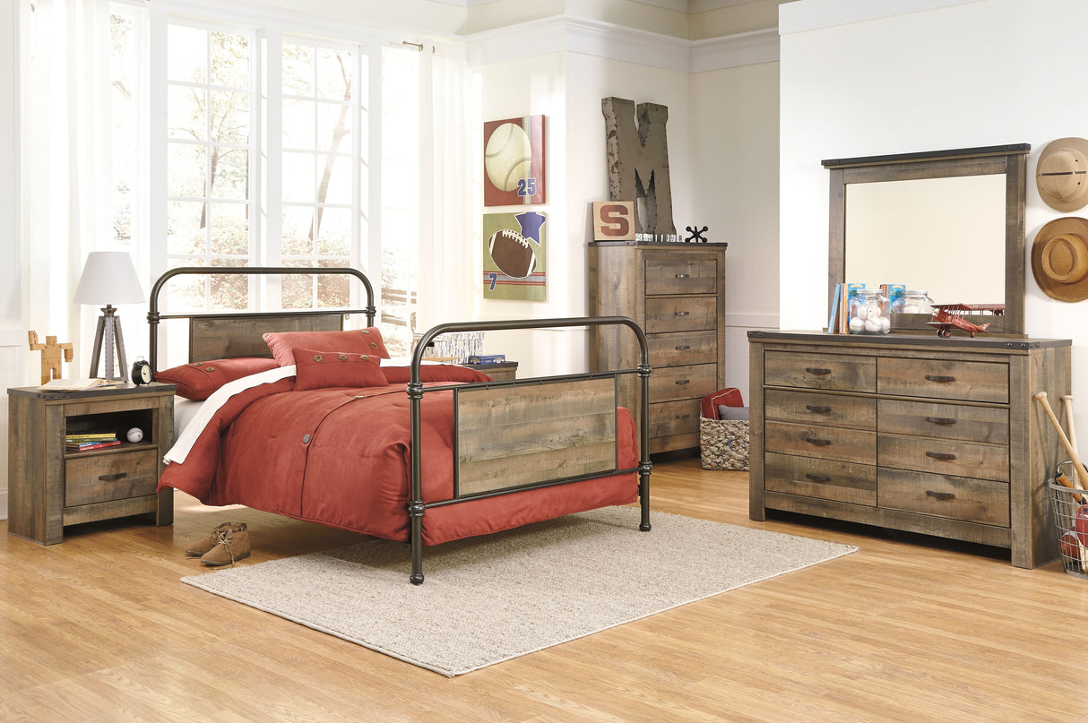 Trinell - Brown - Five Drawer Chest