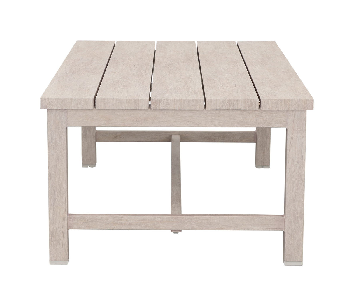 Blakley - Outdoor Aluminum Coffee Table - White