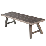 Marina - Patio Backless Bench - Brown