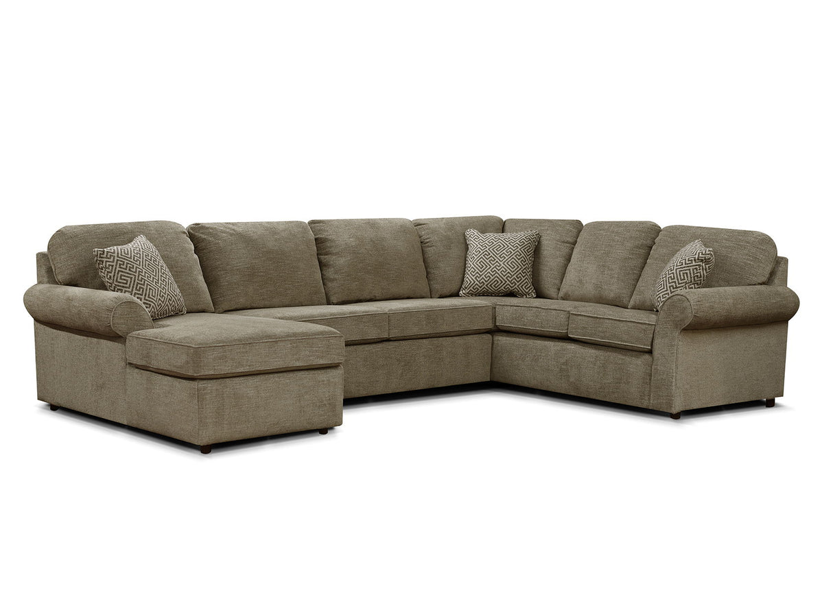 Malib - 2400/X - 3 PC Sectional (With LAF Chaise)