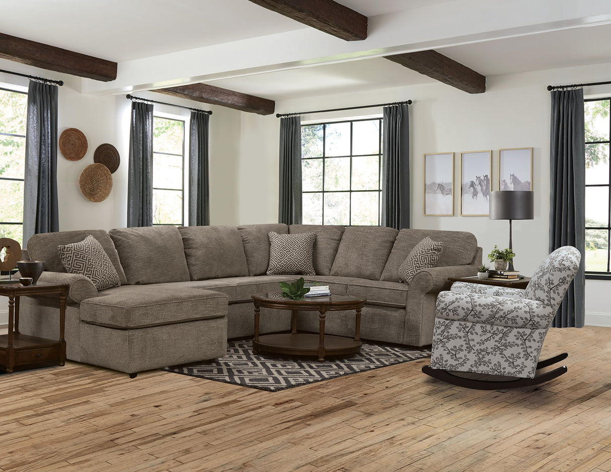 Malib - 2400/X - 3 PC Sectional (With LAF Chaise)