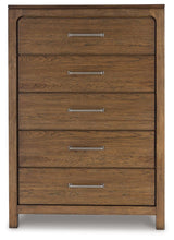 Cabalynn - Light Brown - Five Drawer Chest