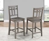 Toscana - Counter Chair (Set of 2) - Dark Gray