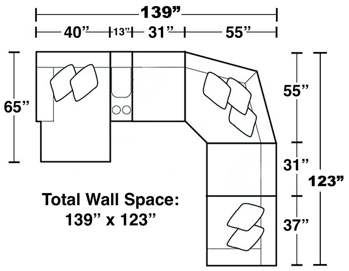 McPherson - Reclining Sectional