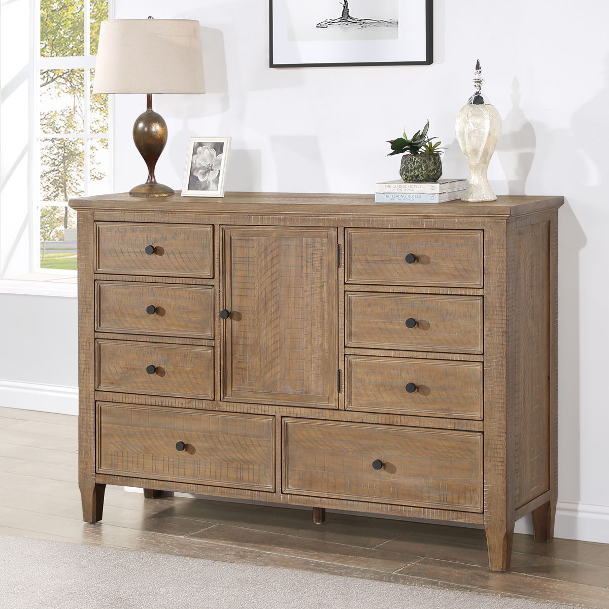 Riverdale - 6 Drawer Dresser - Brown