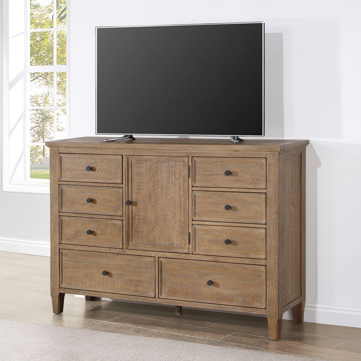 Riverdale - 6 Drawer Dresser - Brown