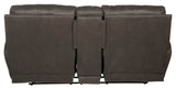 Atlas - Recliner Console Loveseat With Storage - Charcoal