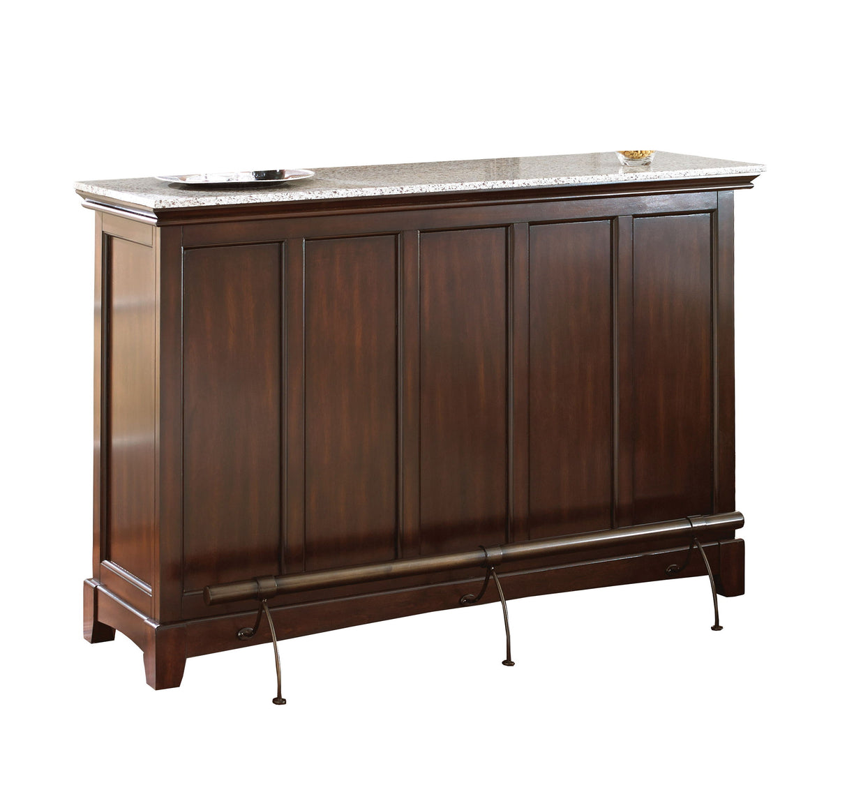 Newbury - Silverstone Top Bar Unit - Dark Brown