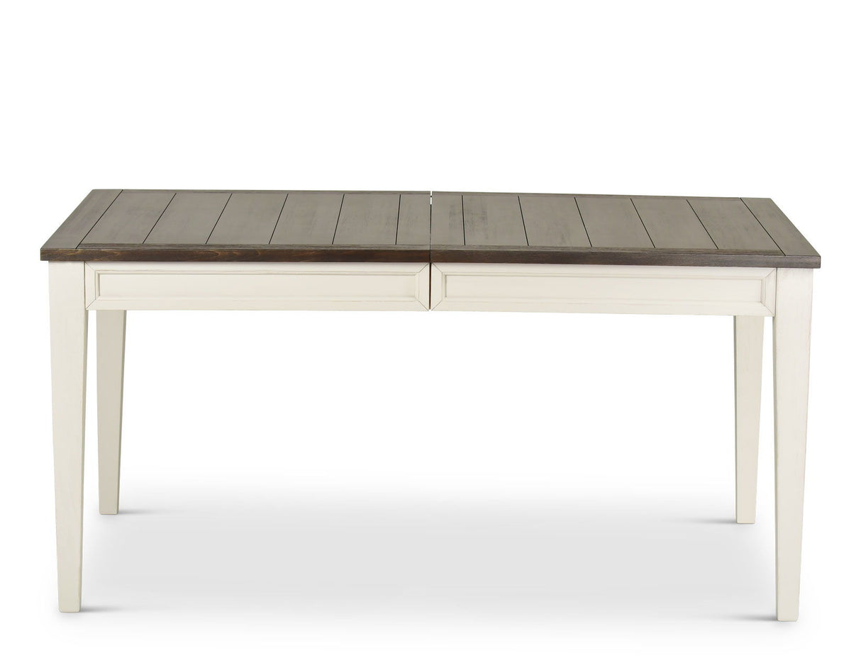 Cayla - Table - Dark Oak & White