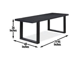 Yves - Counter Table - Black