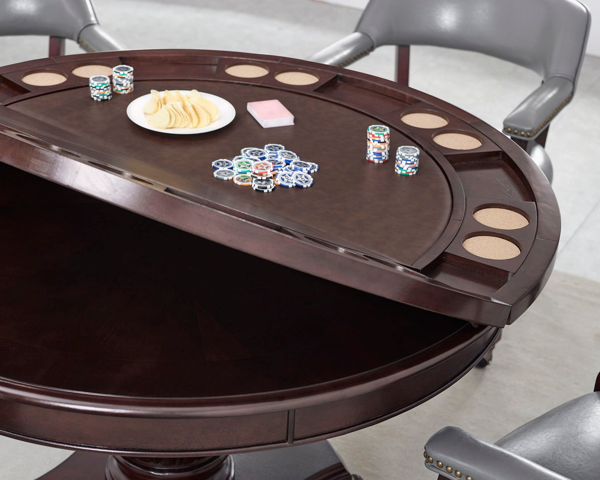 Tournament - Dining and Game Table - Dark Brown