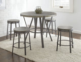 Portland - Counter Stool (Set of 2) - Dark Gray