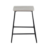 Carson - Counter Stool (Set of 2) - Pearl Silver