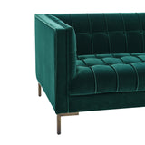 Isaac - Stitch Velvet Loveseat