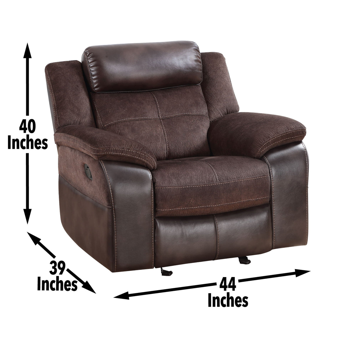 Pueblo - Reclining Chair - Coffee – neillshomestore