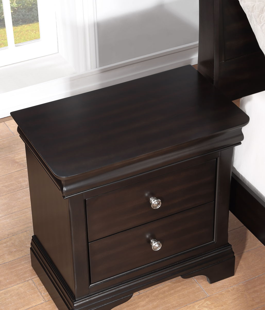 Dominique - Nightstand - Dark Brown