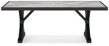 Beachcroft - Rect Dining Table W/Umb Opt