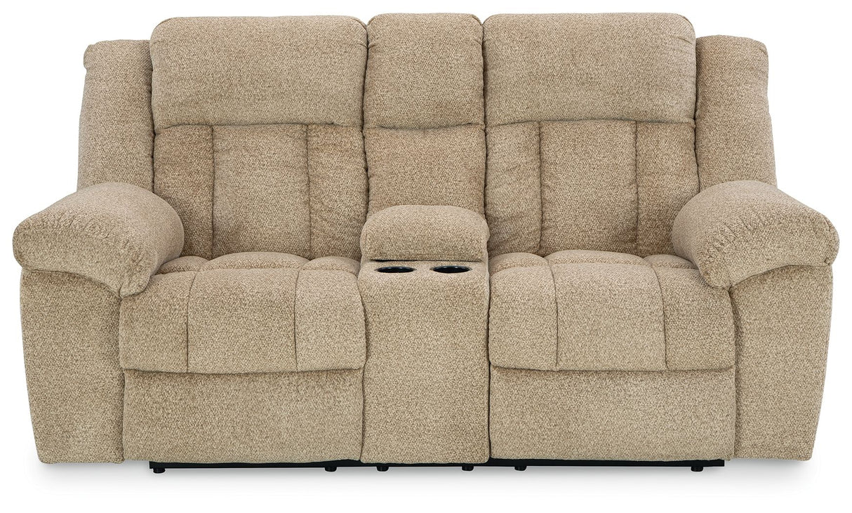 Tip-off - Power Reclining Loveseat With Console / Adj Headrest