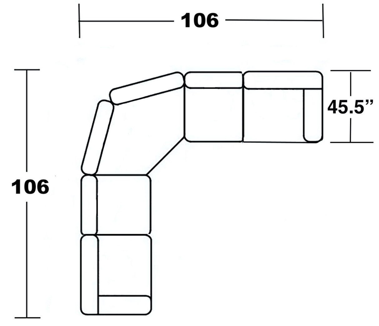 Shane - 2 Piece Reclining Sectional