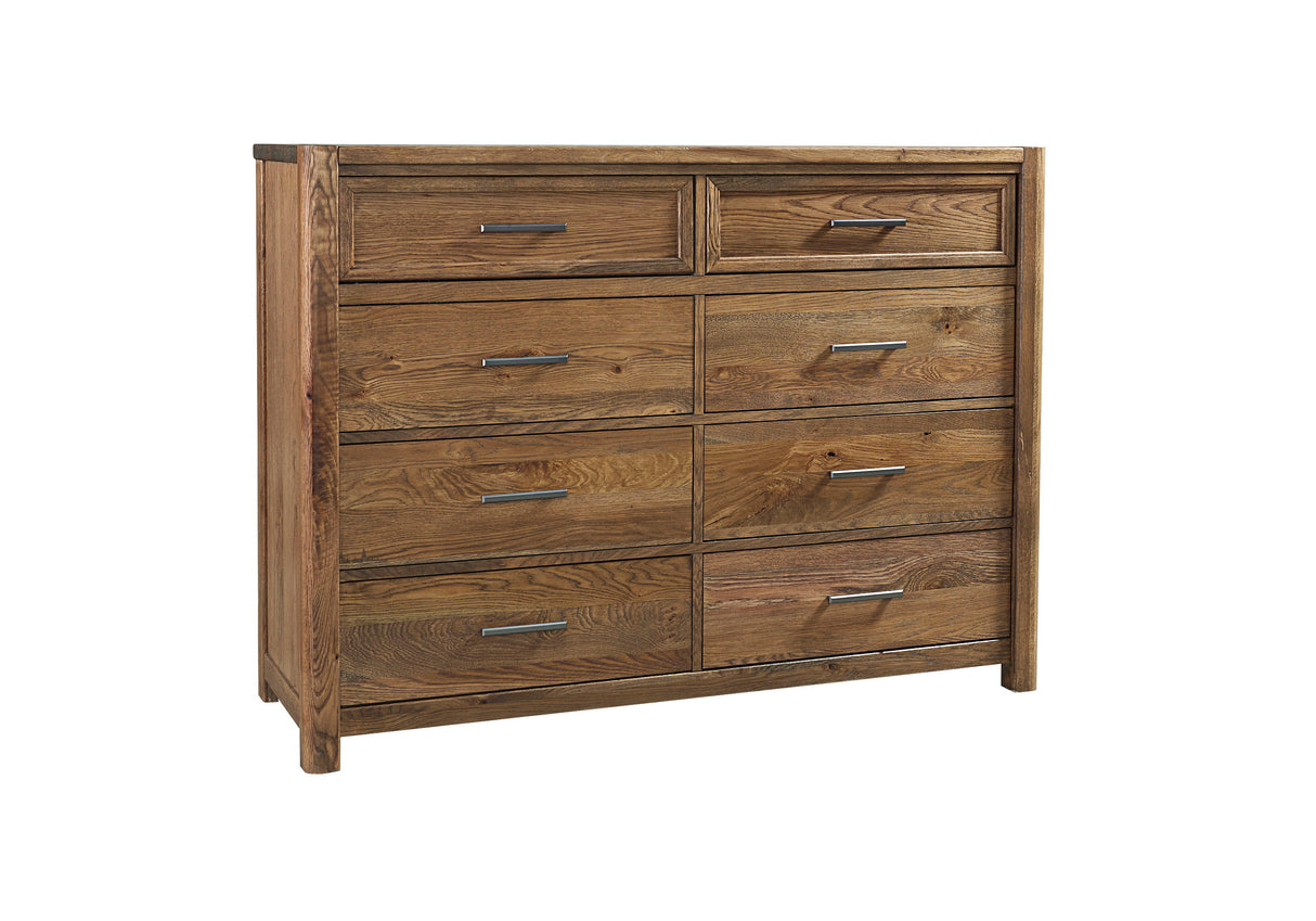 Crafted Oak - Dresser 8 Drawers