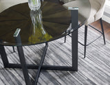 Olson - 5 Piece Counter Dining Set - Dark Gray