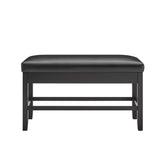 Carrara - Storage Counter Bench - Black