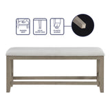 Lily - Counter Bench - Gray