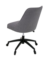 Kinsley - Swivel Upholstered Desk Chair - Dark Gray