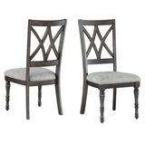 Linnett - Side Chair (Set of 2) - Dark Brown