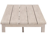 Blakley - Outdoor Aluminum Coffee Table - White