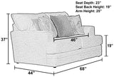 Zeller - Loveseat - Cream