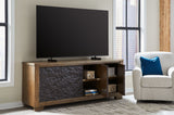 Rosswain - Warm Brown - Extra Large TV Stand