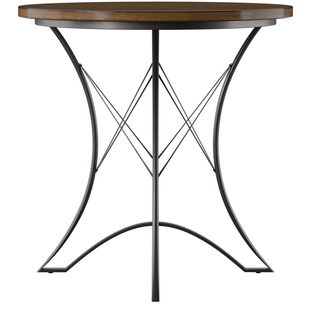 Adele - Round Counter Table - Dark Brown