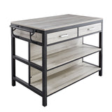 Carson - Counter Kitchen Table - Pearl Silver