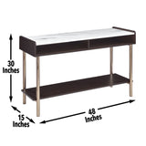 Carrie - 3 Piece Table Set - Brown