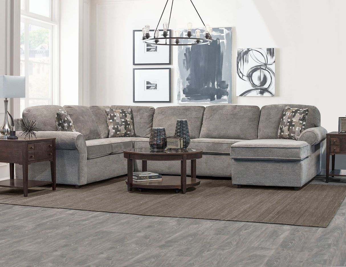 Malibu - 2400/X - 3 PC Sectional (With RAF Chaise)