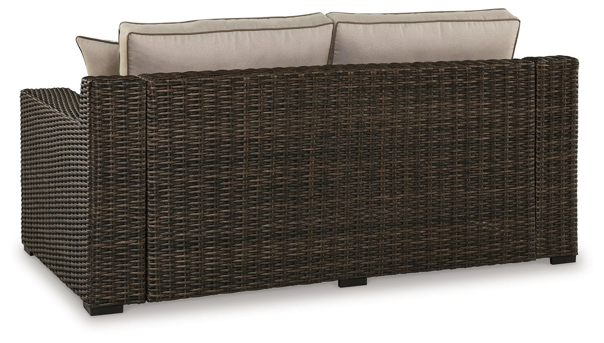 Coastline Bay - Brown - Loveseat W/Cushion