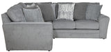 Glacier - 2 Piece Sectional With 9 Included Accent Pillows